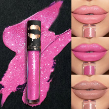 亚马逊希音全托管跨境口红爆闪唇泥亮片雾面哑光唇釉欧美