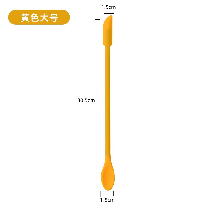 爆款食品级硅胶迷你硅胶刮刀果酱刮勺粉底液化妆品瓶刮刀三件套装|undefined