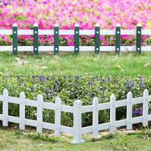 PVC护栏公园铁艺栅栏市政园林铁栏杆花坛塑钢护栏绿化带隔离栏
