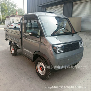 新款载重拉货载货电瓶车电动四轮皮卡车2米车斗家用农用电动货车