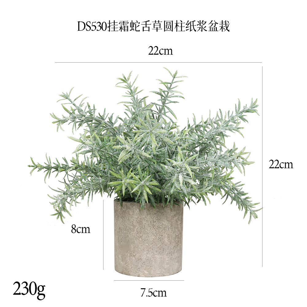 Más de 240 combinaciones populares de macetas con plantas verdes artificiales, decoraciones para el hogar, flores artificiales, bonsáis cilíndricos de pulpa de papel.