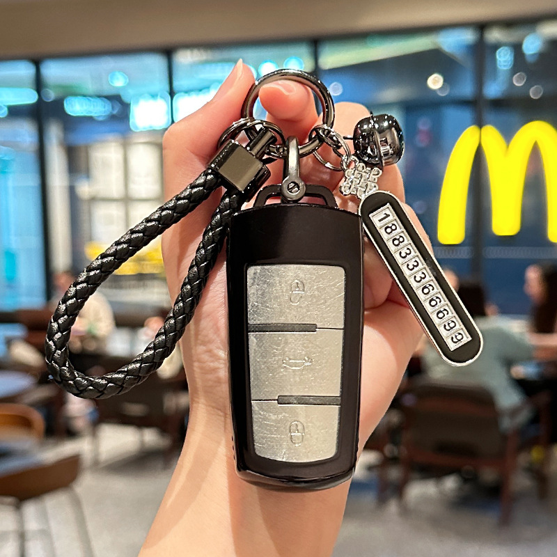 폭스 바겐 E [투명 블랙] 벨 꼰 로프 안전 번호판