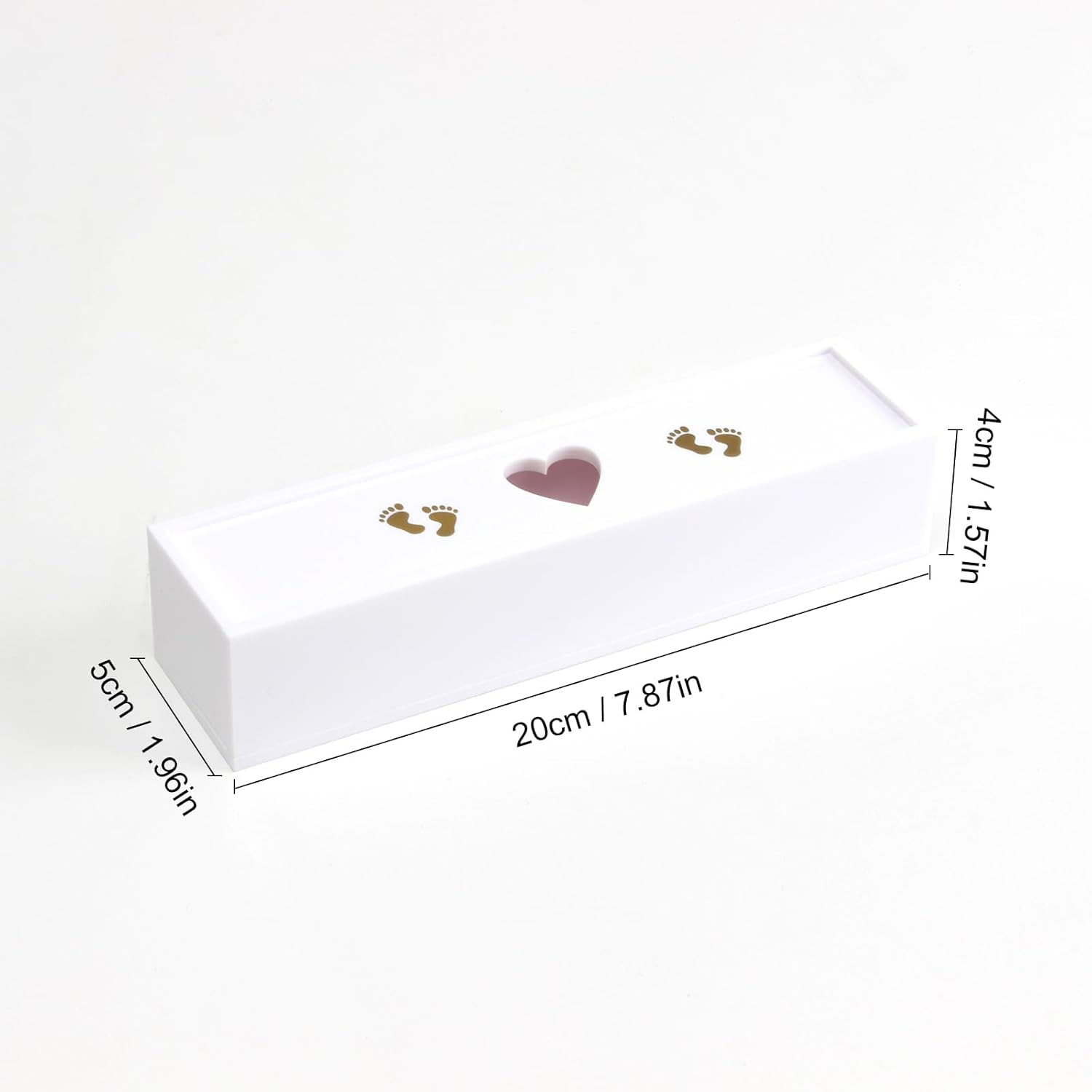 Recuerdos de embarazo de madera creativa, varilla de prueba de embarazo, caja de colección de regalos, recuerdo del recién nacido