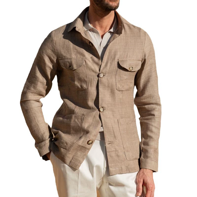 Scandinavian jacket for leisure, long-sleeve, suit, American style, for import