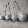 Cake decorative glittering balls Golden ball silver ball foam ball 20pcs artificial color metal ball birthday cake decoration