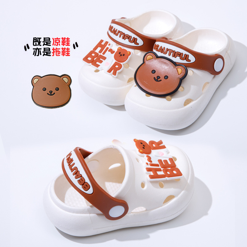 Summer Children's Non-slip Indoor Slippers for Babies, Toddlers, and Kids (Unisex) - Hole Slippers, Wholesale