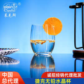 新款高颜值水晶玻璃杯家用大容量水杯网红高级感杯子耐高温水晶杯