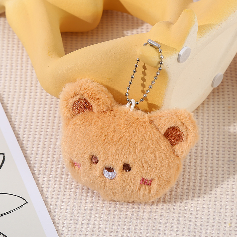 Oso de peluche dibujos animados Panda broche lindo muñeca Rana conejo bolsa colgante DIY accesorios ropa