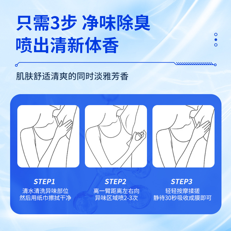 MKING PRETTY アルミヒドロキシアルミン酸塩 デオドラント 消臭水 脇の下の消臭 長持ちするさわやかさわやかスプレー 女性用|undefined