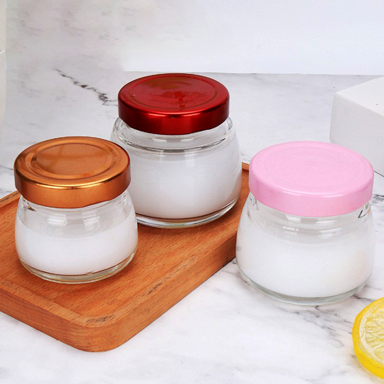 50ml燕窝瓶即食耐高温奶冻鱼胶花胶鲜炖分装玻璃瓶食品级跨境热销