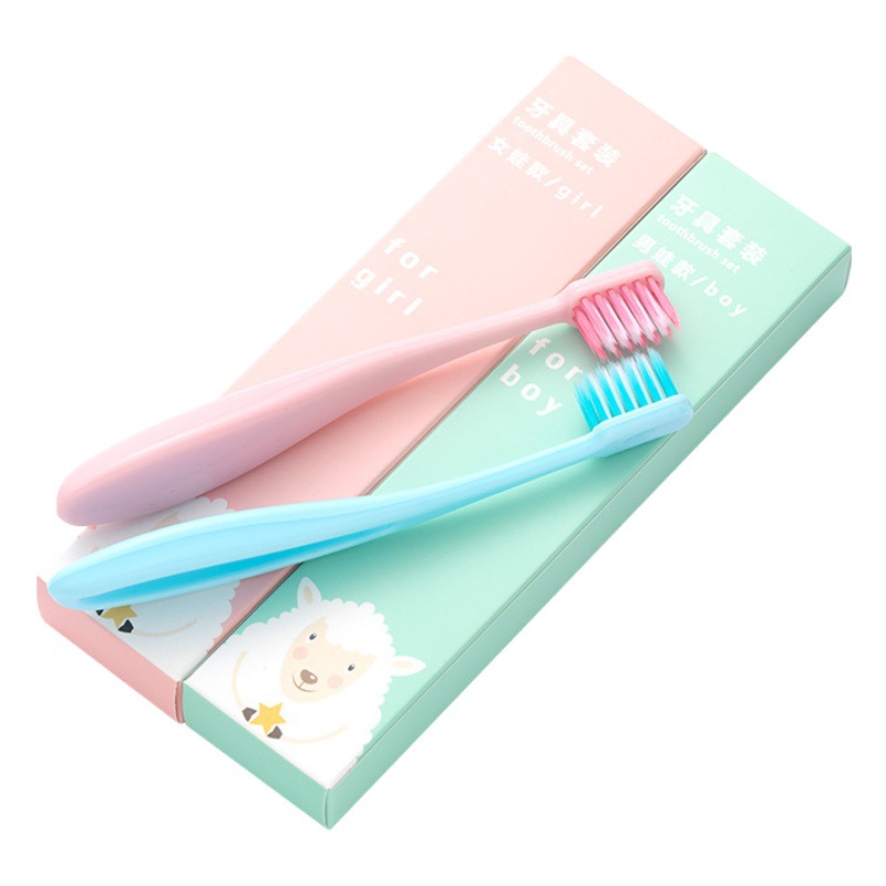子供用使い捨て歯ブラシ歯磨き粉ホテル民宿ホテル専用親子スリッパ軟毛歯具セット