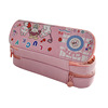 Double-layer cute children's capacious pencil case for elementary school students, internet celebrity, wholesale