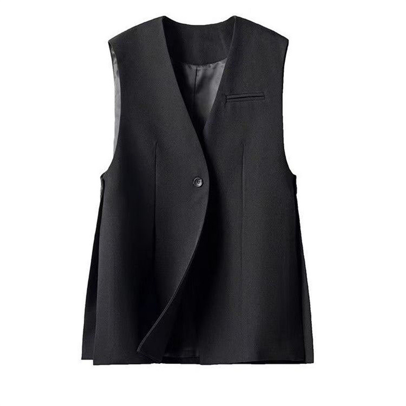 Stylish Side-Slit Blazer Vest for Women, 2026 Spring and Autumn New Fashion Layered Sleeveless Jacket Stylish Side-Slit Blazer Vest for Women, 2026 Spring and Autumn New Fashion Layered Sleeveless Jacket