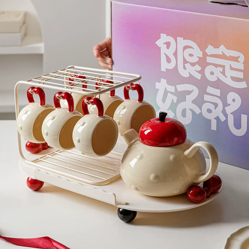 Набор чайных сервизов Домашняя чайная чашка, чайник, новоселье, свадебная подарочная коробка