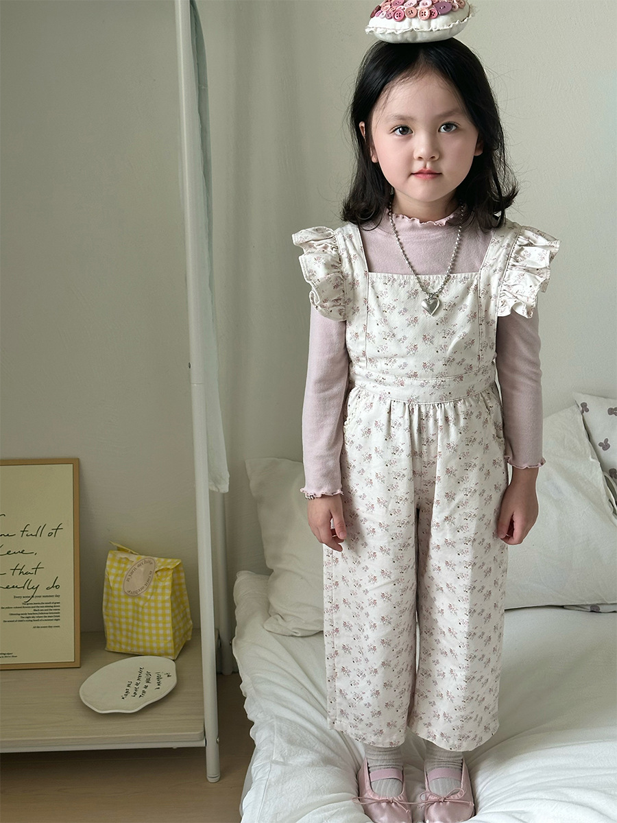 クリアランスセール】ヴィムウッド子供服女の子スーツ秋子供韓国風カジュアルオーバーオールボトムスシャツベビー服