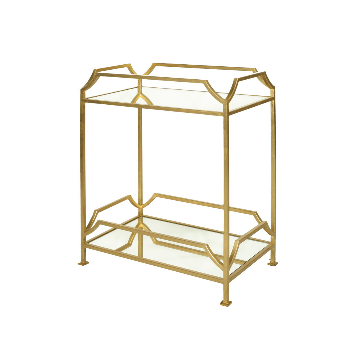 美式轻奢个性铁艺茶几/软装设计/酒店/别墅/样板房/创意铁艺边几