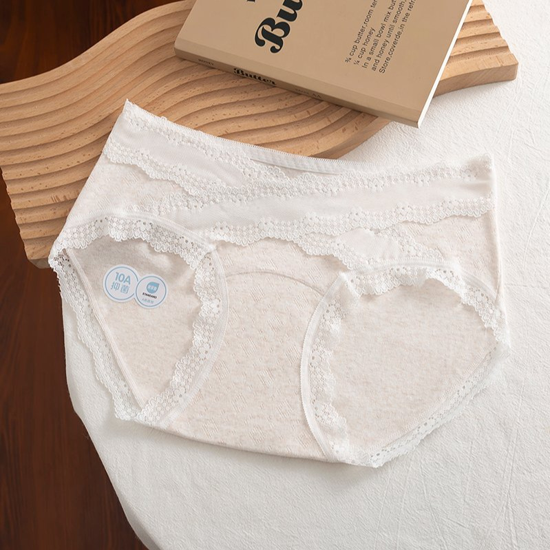 Dulce y puro viento ~ Bragas sexy transpirables, encaje femenino, bolso transpirable, nalgas, sin costuras, nalgas, calzoncillos para mujer