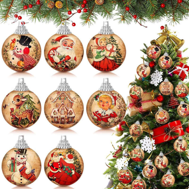 Amazon Cross-Border Painting Ball Creative Wooden Christmas Inner Painting Ball Christmas Products Christmas Wooden Pendant Decorations Amazon Cross-Border Painting Ball Creative Wooden Christmas Inner Painting Ball Christmas Products Christmas Wooden Pendant Decorations