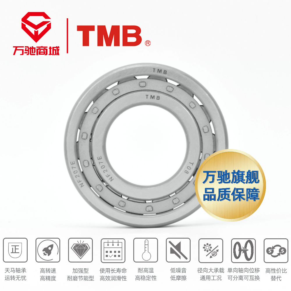 TMB/天马精工NF309E高精度圆柱滚子轴承通用轴承EW/ECJ  旗舰品质