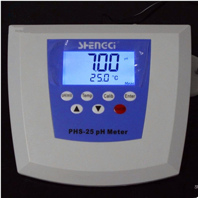 PHS-25酸度计 实验室PH计 ±0.05pH误差台式酸度计