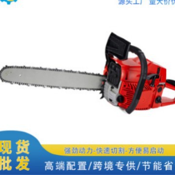 跨境汽油锯伐木锯大功率油锯木工切割机单手油锯58便携汽油锯批发