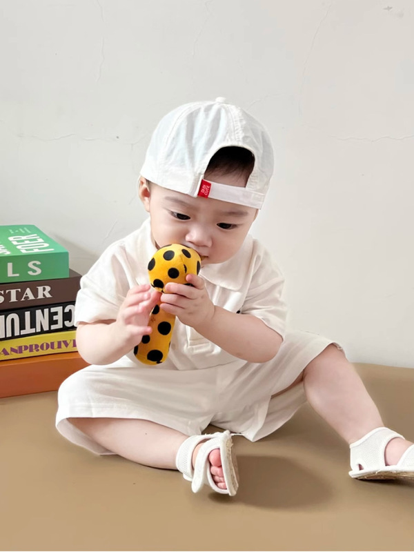 赤ちゃんの夏の薄いスーツの男の子の赤ちゃんの夏服の子供のファッションの半袖poloシャツのtシャツの半ズボンの洋風の2|undefined