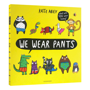 Original English books We Wear Pants happy animal group dressing rules imported in English