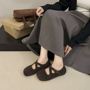 ƽ����ƷëëЬ�⴩ŮЬ�����¿��İ�ɫ��ƷЬ�ӽqë�q��Ь