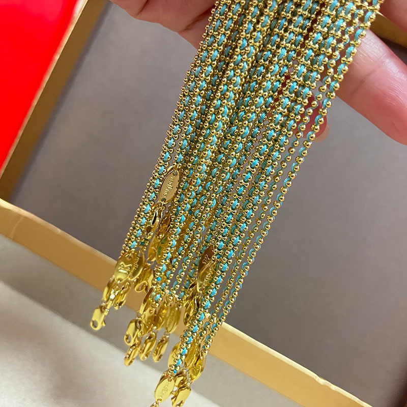 Tiffany blue cord French Paris small red cord women's bracelet, moon god bracelet, red color-retaining plated lucky bracelet, trendy Tiffany blue cord French Paris small red cord women's bracelet, moon god bracelet, red color-retaining plated lucky bracelet, trendy