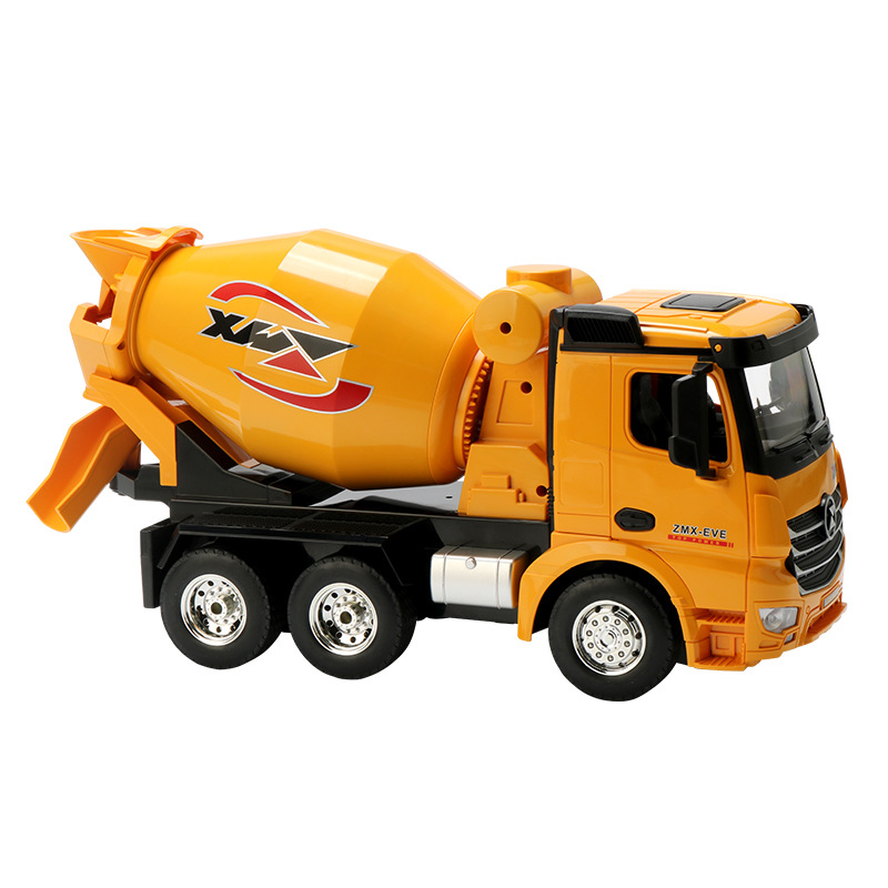 Gran camión de barro de control remoto de seis ruedas para niños 9 canales 2.4G modelo de simulación de vehículo de ingeniería de control remoto para niños