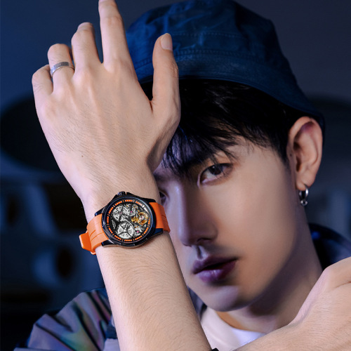 Mark Huafei watch new fashion luminous trend retro watch wholesale watch men's mechanical luxury watch