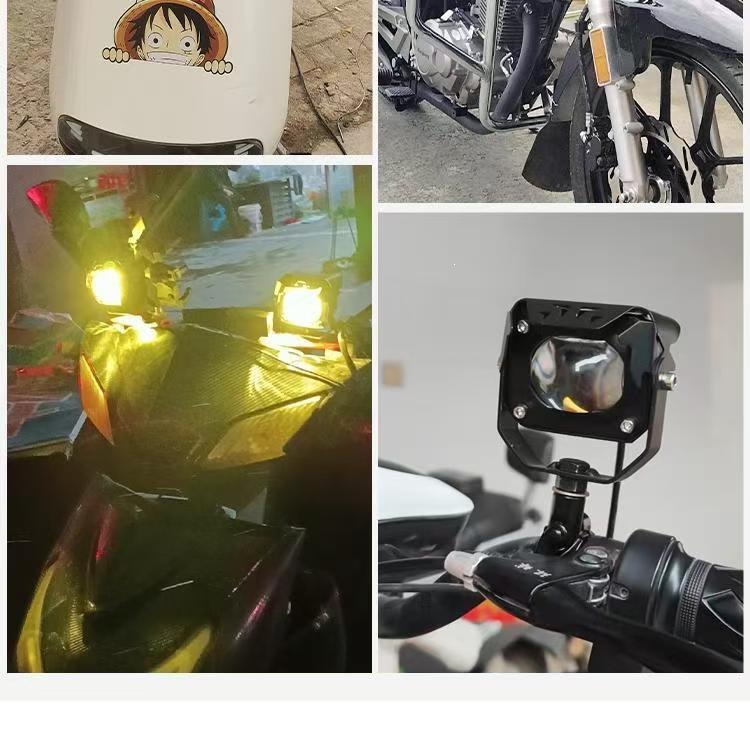 Electric Motorcycle Super Bright Led Headlight 12V Strong Light Spotlight Suitable for Battery-Powered Tricycles and Road Lighting