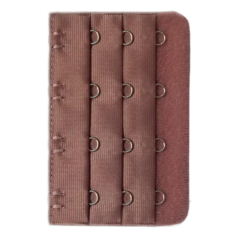 Three Rows and Four-Button Bra Extension Buckle Cloth Hook Three Rows and 4-Button Electroplated Bra Extension Buckle Factory Direct Sales Intimates Back Buckle