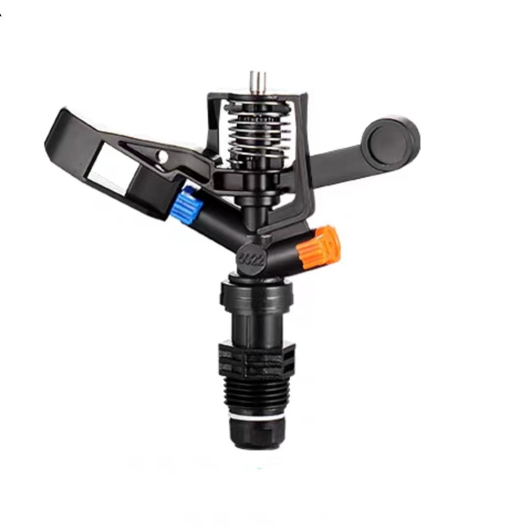 Fuente de la fábrica 4 puntos de plástico Rocker ARM boquilla 5022 rociadores de césped equipos de riego agrícola refrigeración eliminación de polvo regar verduras