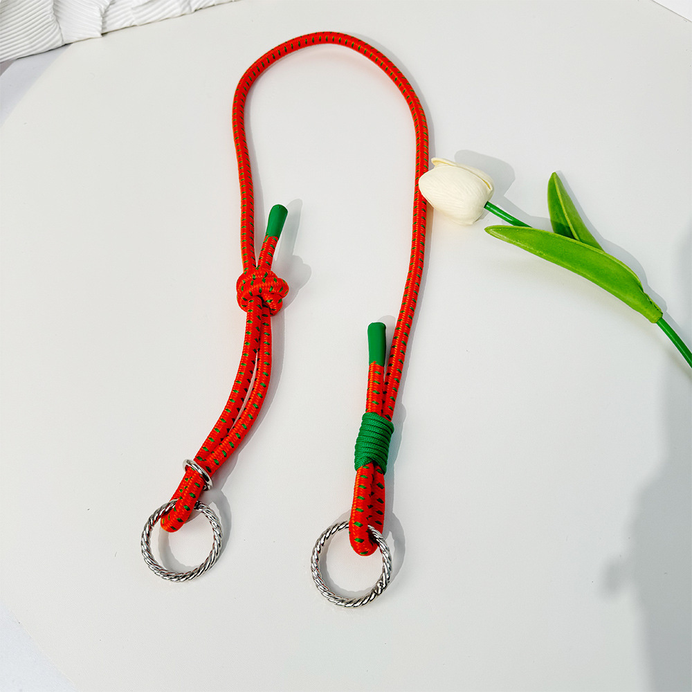 Orange-[Green Dot][Double Ring Shoulder Strap]