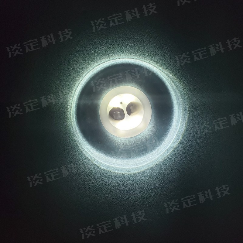 Creativo LED Coaster PP aislamiento pad bar Mesa estera colorido impermeable transparente acrílico luminoso agua montaña