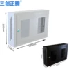 2U vertical luxury network door width 530 depth 120 high 350