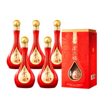 金六福花开福到50.8度兼香型白酒整箱500ml纯粮酿造礼盒批发