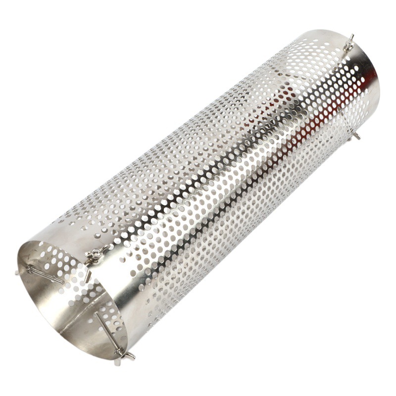 Tienda de campaña al aire libre de acero inoxidable anti-escaldado red leña estufa chimenea cubierta protectora de acero inoxidable chimenea red de tuberías