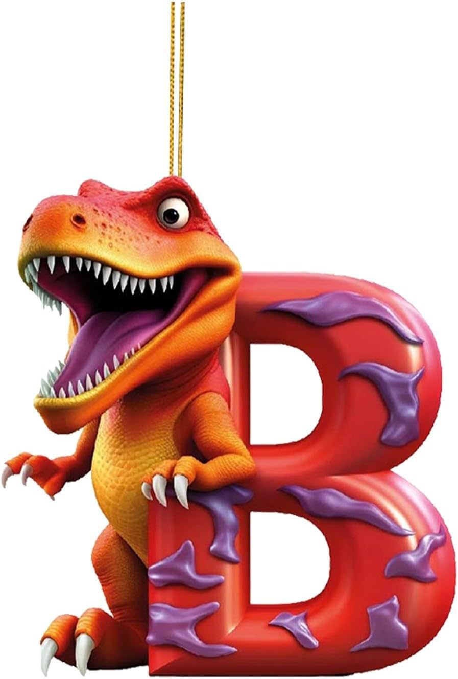 Dinosaurio 26 letras inglesas deformación de números deformación de juguetes de dinosaurio ABCD