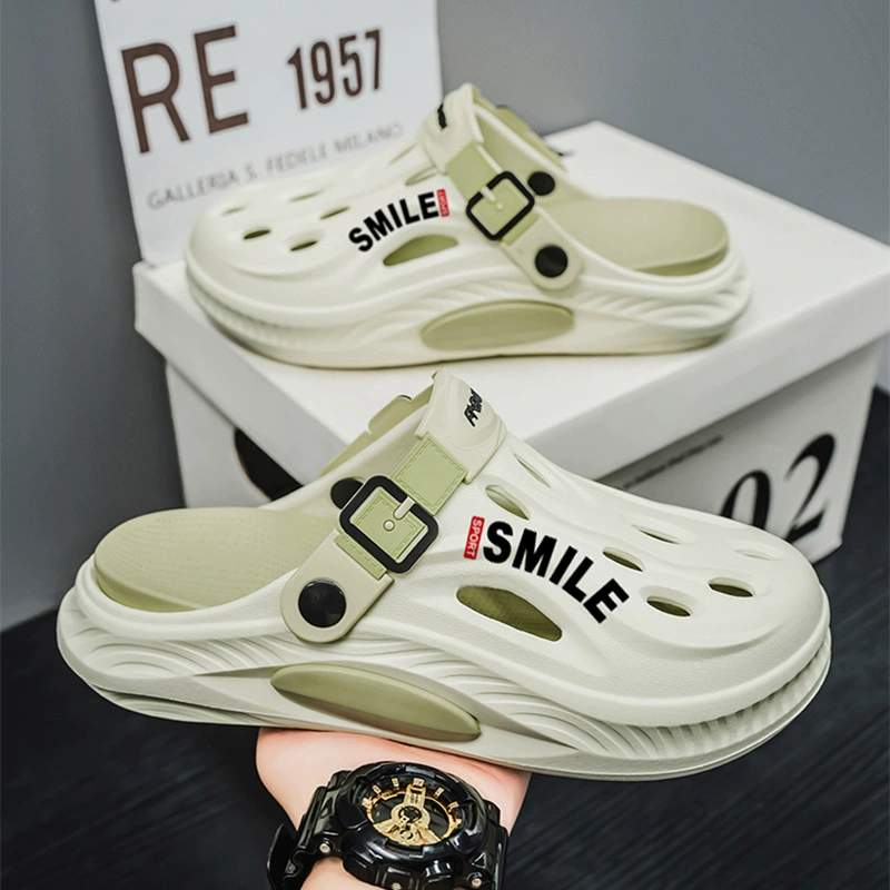 Мужские крокодиловые сандалии для лета 2025 года, новые водные сандалии для вождения, активного отдыха, пляжа и прогулок по воде