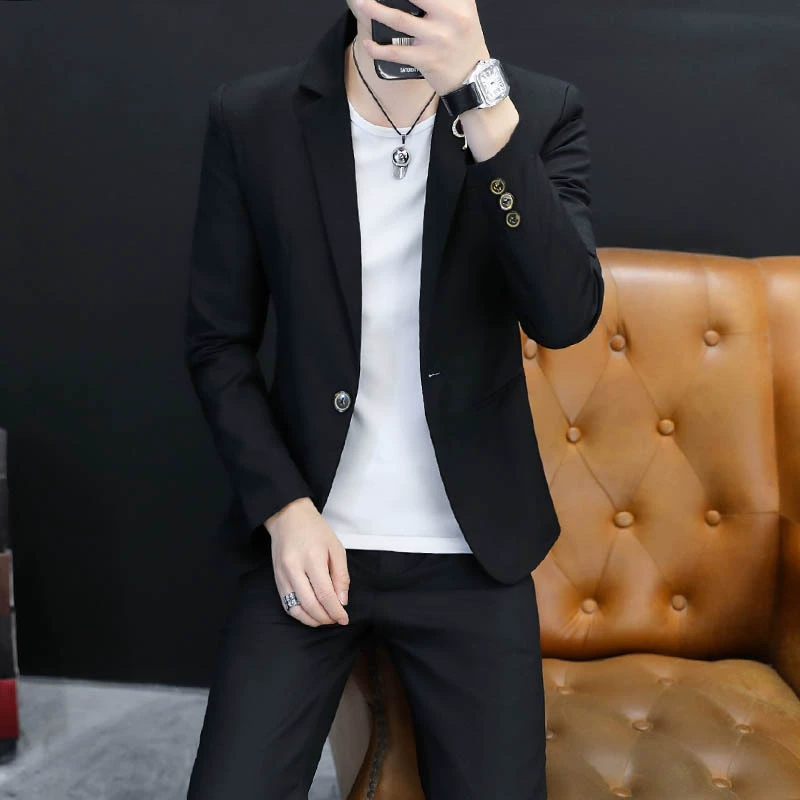 Демисезонный набор стильный классический пиджак костюма Spring/Fall 2023 модель slim fit