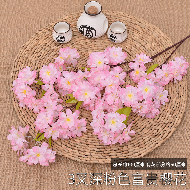 3 forks of rich dark pink