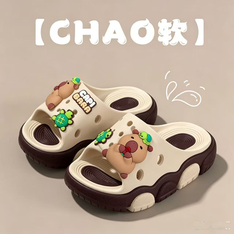 Eva Odorless Kidsren's Slippers Summer Cartoon Soft-Soled Non-Slip Hole Shoes Outdoor Beach Shoes for Boys and Girls Family Use Eva Odorless Kidsren's Slippers Summer Cartoon Soft-Soled Non-Slip Hole Shoes Outdoor Beach Shoes for Boys and Girls Family Use