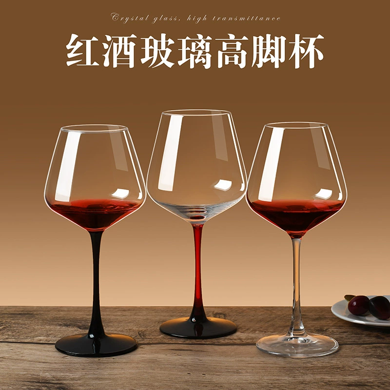 High-end wineglass, creative glass wine set, light luxury style