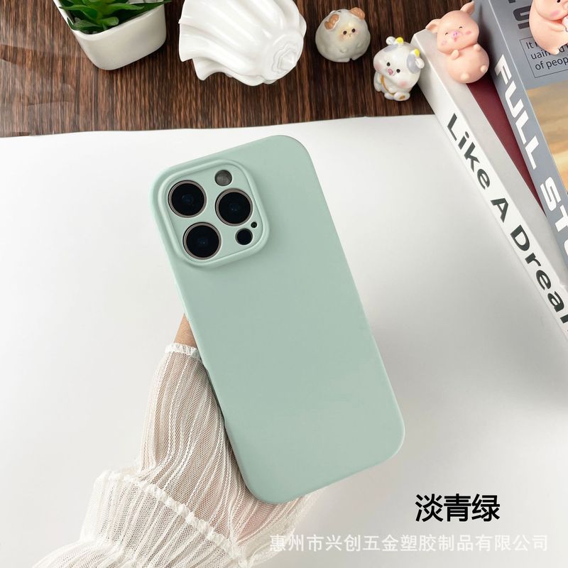 液体シリコン製 iPhone 17/16 Pro Max/15/14用スマホケース 全面保護 落下防止 肌触り保護カバー|undefined