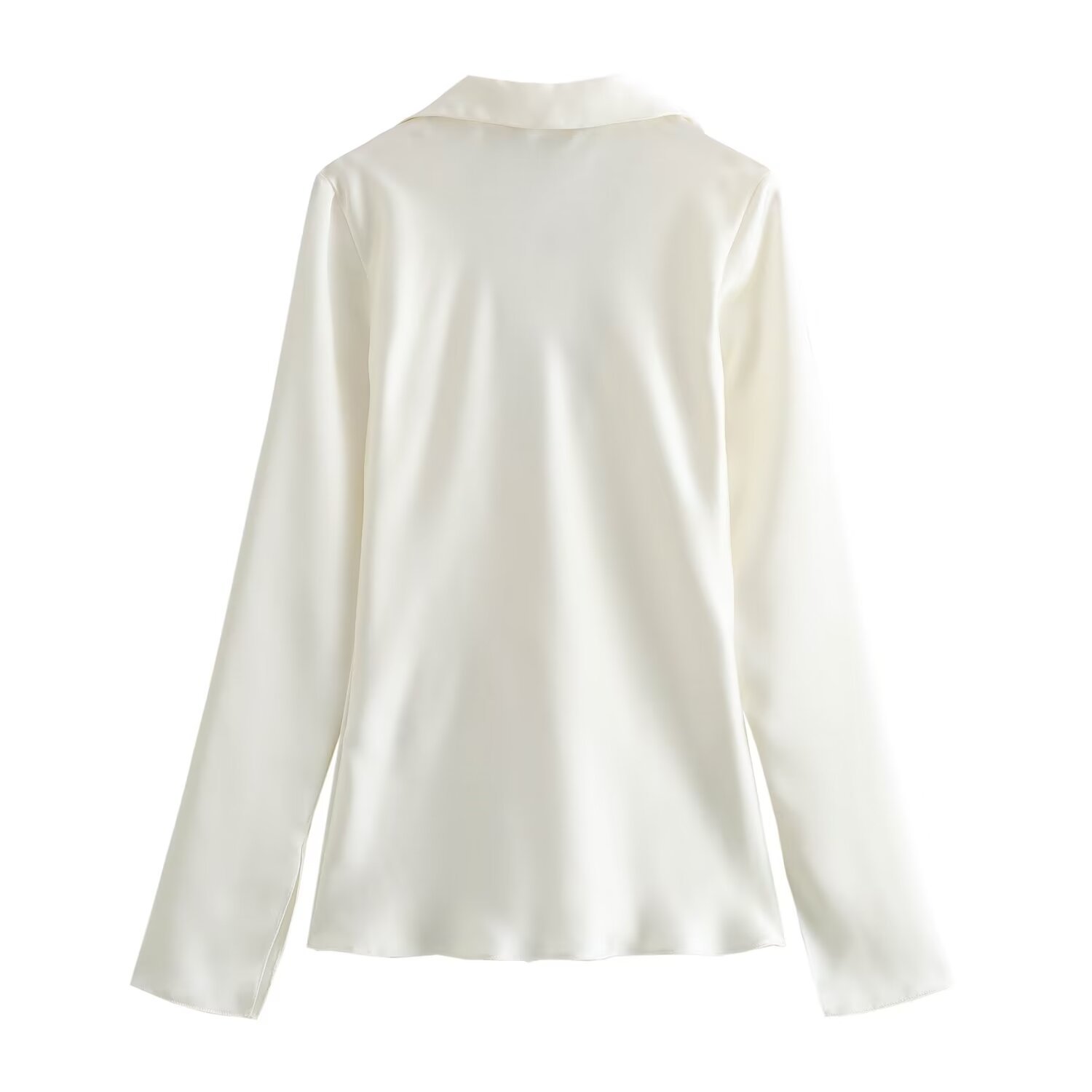 Polyester, Hemp Acetate Fabric Type Wholesale Women's Sexy Streetwear Solid Color Long Sleeve Knot Blouses