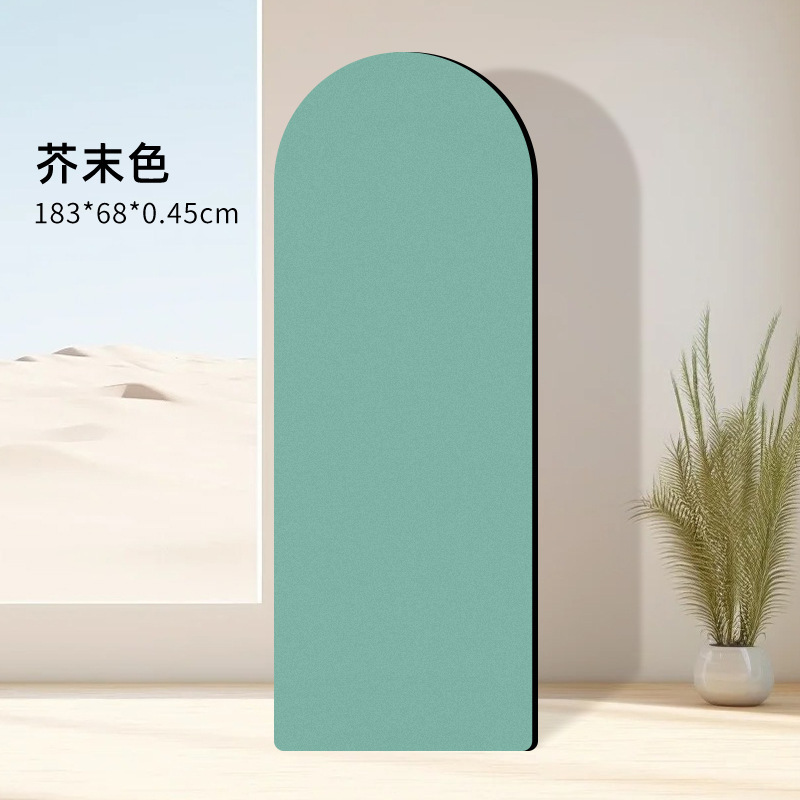 つや消し半円ヨガマット pu + ゴムヨガマット滑り止めグリップヨガマットアーチ型天然ゴムヨガマット|undefined