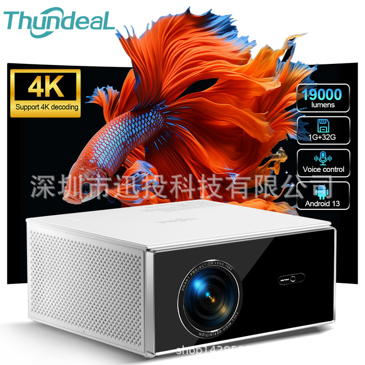 Full HD Projector TDA7W 2G 32G Video Home Theater Android WiFi13 Portable Projection
