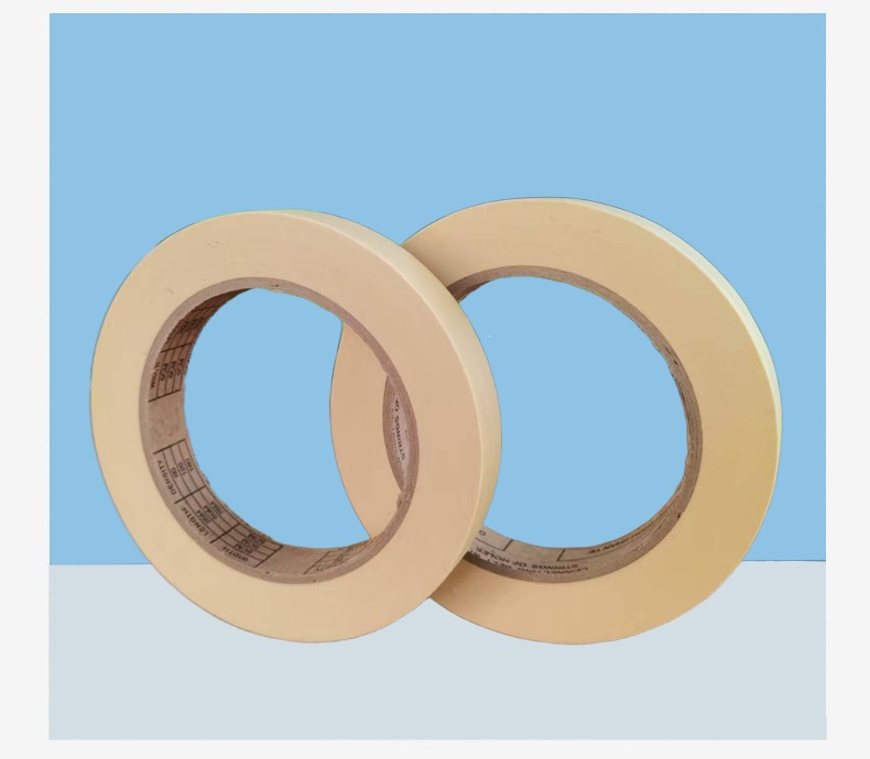 Automotive supplies masking tape, color-coded, easy to tear, traceless, specialized for spray painting, heat-resistant and high-temperature resistant